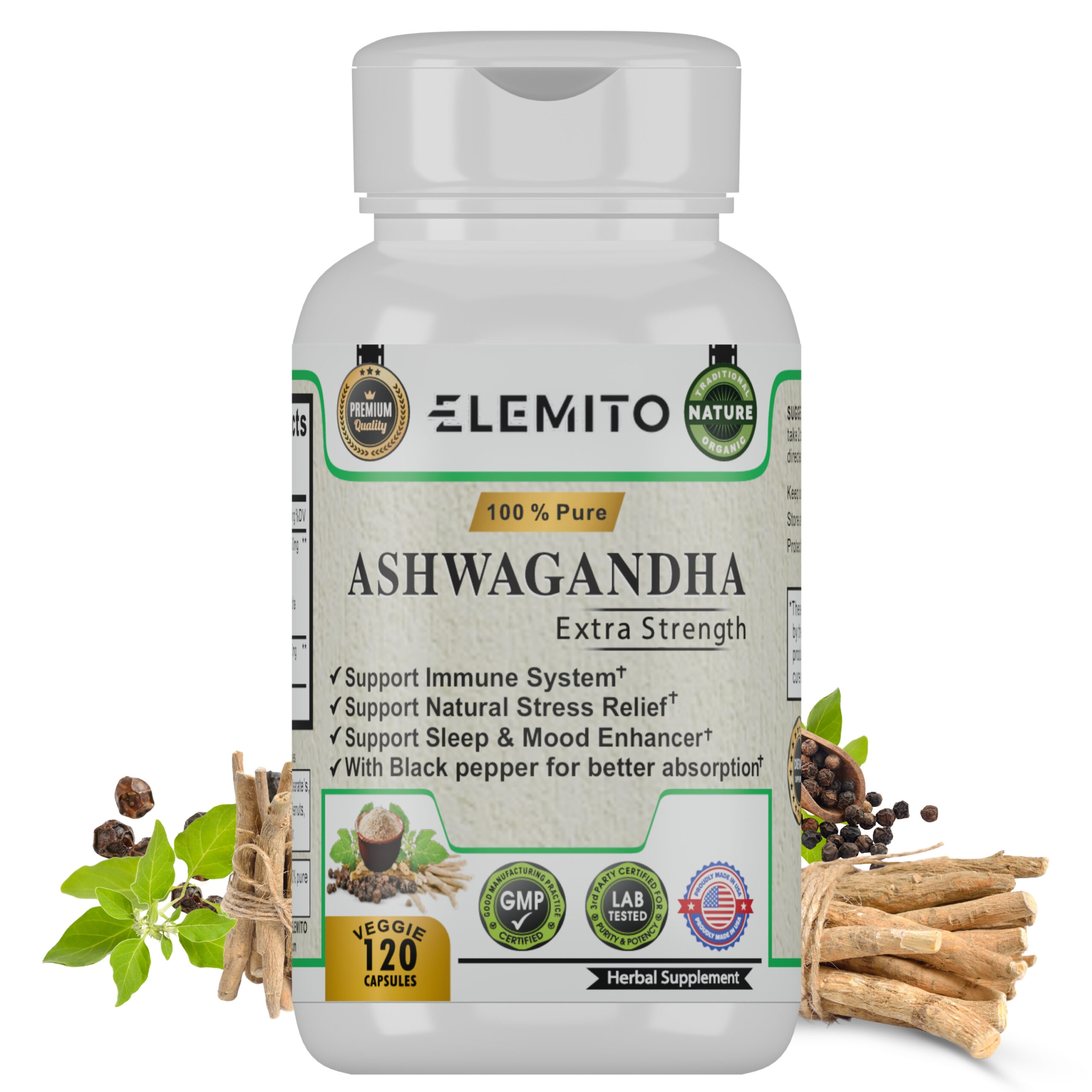 ELEMITO Ashwagandha 1